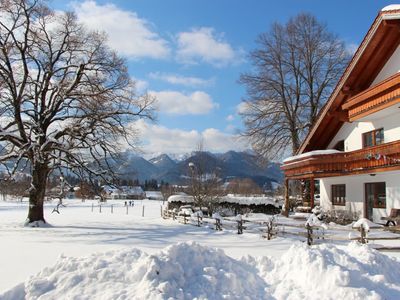 Hausansicht im Winter