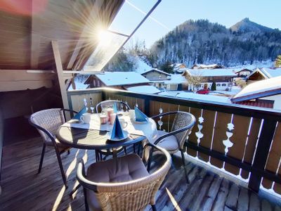 Ausblick vom Balkon