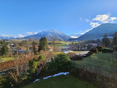 Aussicht vom Balkon WZ und SZ Südost