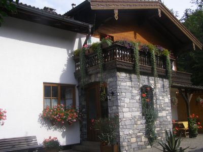 Außenansicht Balkon Ferienwohnung