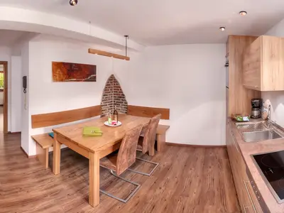 offene Küche mit Essbereich