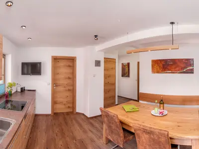 offene Küche mit Essbereich