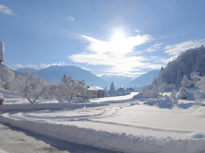 Blick in die Berge vom Haupthaus aus