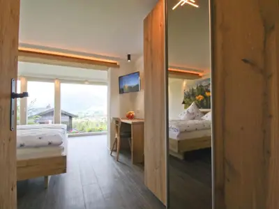 Blick ins Schlafzimmer