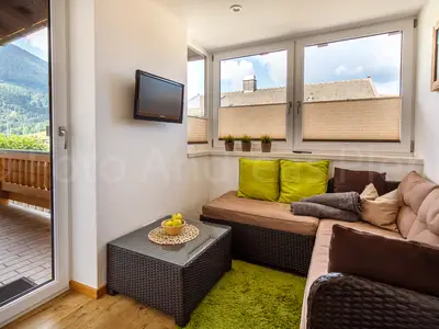 gemütliche Lounge mit Unternbergblick