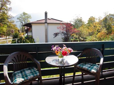 Ferienwohnung 2 OG - Aussicht Balkon