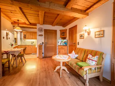 Appartement 3 - Wohnbereich mit Küche