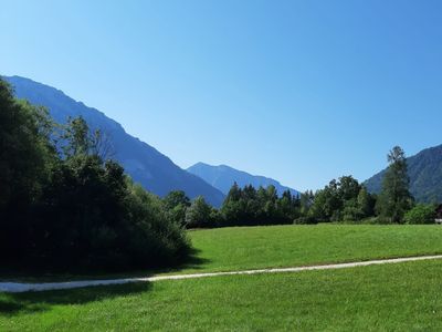 Blick von Balkon Hallweger