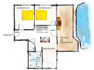 Grundriss Fewo Hochfelln