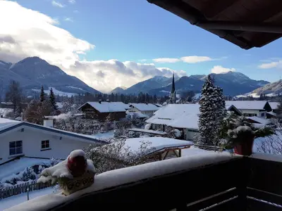 Ausblick vom Balkon: "Almblick"