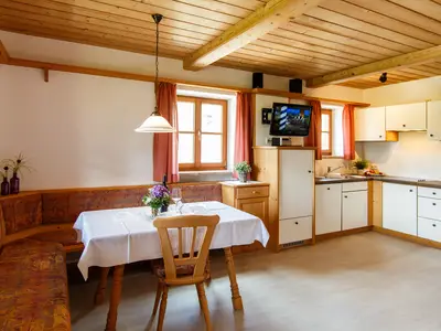 Essbereich und Küche Ferienwohung -2-