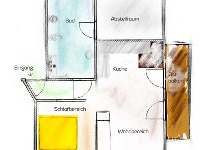 Grundriss_Ferienwohnung Rauschberg