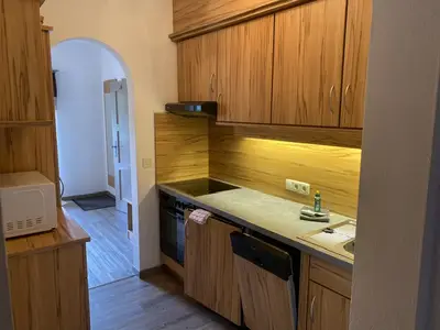 Voll ausgestattete Küche