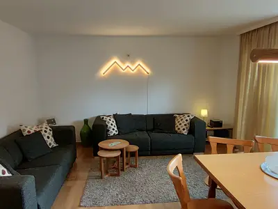 Bungalow – Sitzecke im Wohnzimmer