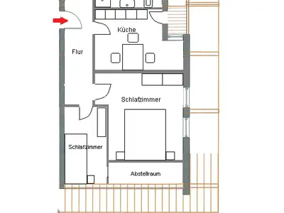 Grundriss Wohnung #6
