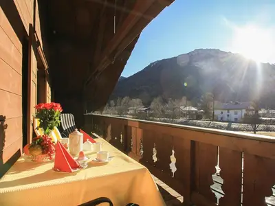 Panoramablick vom Balkon