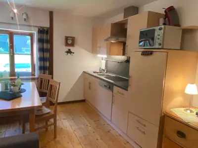 Gemütliche Wohnküche unserer Familienzimmer