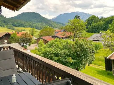 Aussicht von dem Balkon