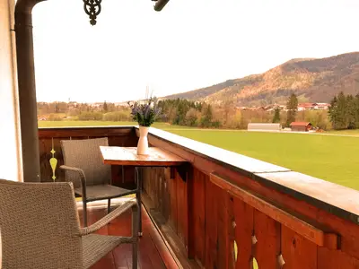 Balkon Aussicht Ruhpolding Ort