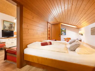 Typ Zellerberg Schlafraum mit Doppelbett