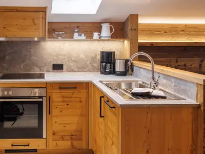 Küche FamilienPanoramaWohnung Hochfelln