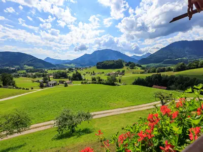 Talblick vom Balkon PanoramaWohnung Kienberg