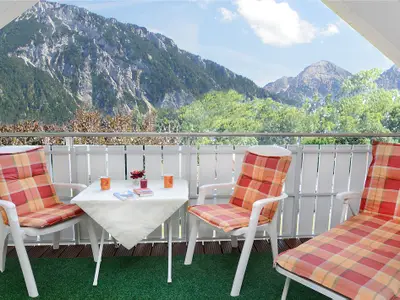 Ferienwohnung 2 "Sonntagshorn" - Ausblick vom Balkon