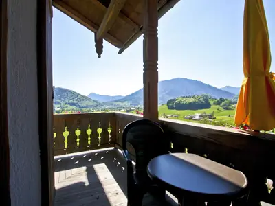 Ausblick vom Puppenstübchen Balkon Südseite im Frühling