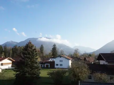 Blick auf das Ruhpoldinger Bergpanorama