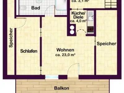 Ferienwohnung für 3 Personen (40 m²) in Ruhpolding 4/10