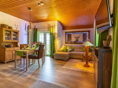 Fewo Hörndlwand Wohnraum