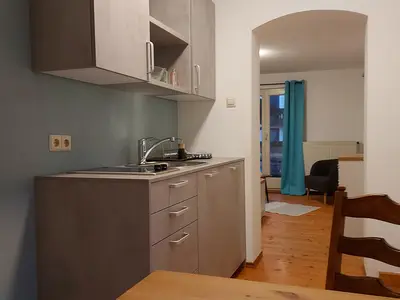 Fewo 1 - Zellerberg - Blick zum Wohn-/Schlafzimmer