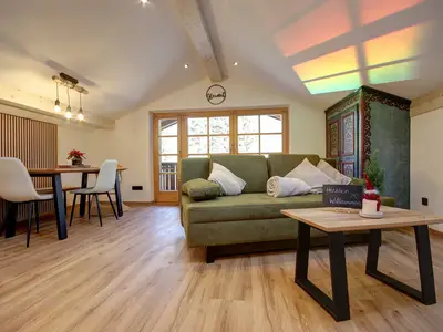 Blick in das Wohnzimmer