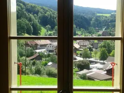 Aussicht durch ein Südfenster