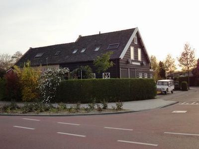 Außenansicht des Gebäudes. Studio in einem Bauernhaus