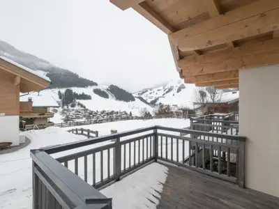 Aussicht vom Ferienhaus [Winter]