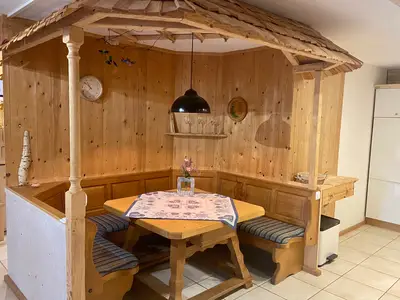 Essbereich in der Küche