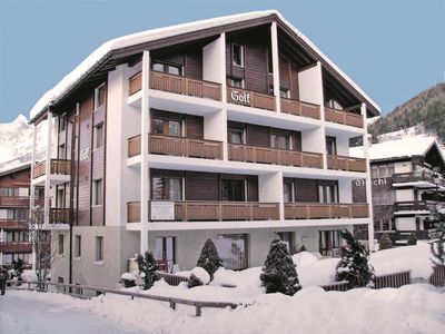 Aussenaufnahme Ferienhaus-Apartment Golf Saas-Fee