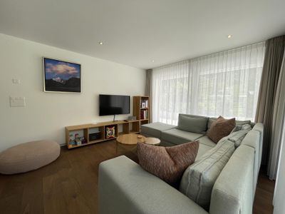 Seating area with sonos and smart tv