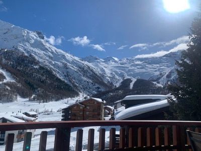 Aussicht Balkon süd Winter