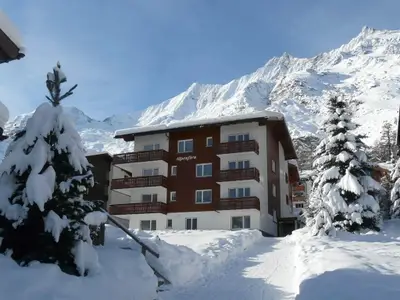 Alpenfirn im Winter