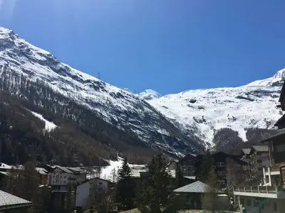 Aussicht vom Ferienhaus Mikado, Winter