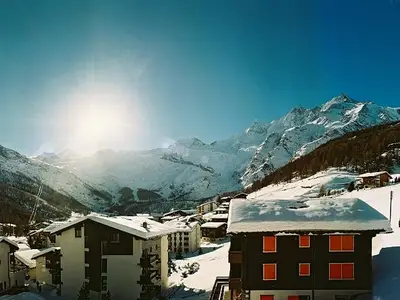 Panorama Winter Gletscher