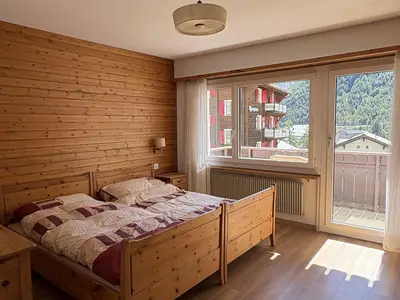 Schlafzimmer I mit Doppelbett