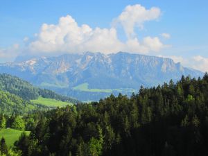 Ausblick auf das Kaisergebirge