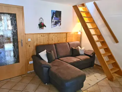 Wohnraum mit offener Küche