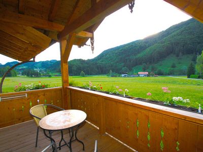 Aussicht vom Balkon