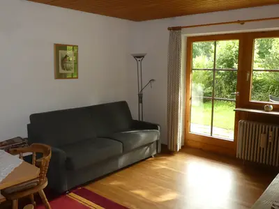 Wohnraum mit Schlafsofa