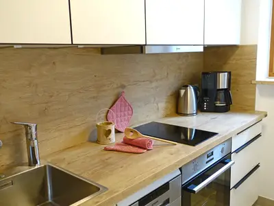Küche Ferienwohnung Murmeltier