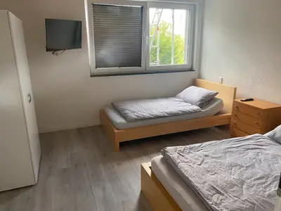 BEDROOM, INSIDE, OUTSIDE